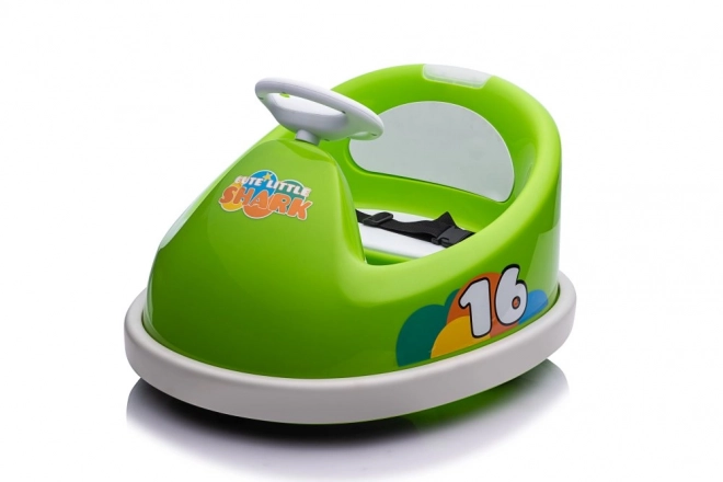 Veicolo elettrico verde per bambini