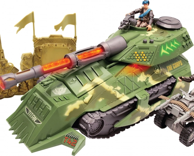 The Corps carro armato Titan con soldati 39 cm