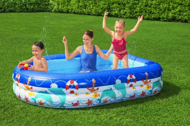 Piscina Bestway Sea Captain con tettoia e volante