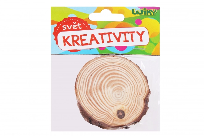 Rotelle di legno per creatività