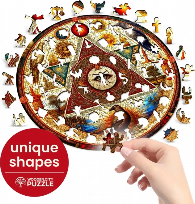 Puzzle in legno Oko dello spazio 505 pezzi