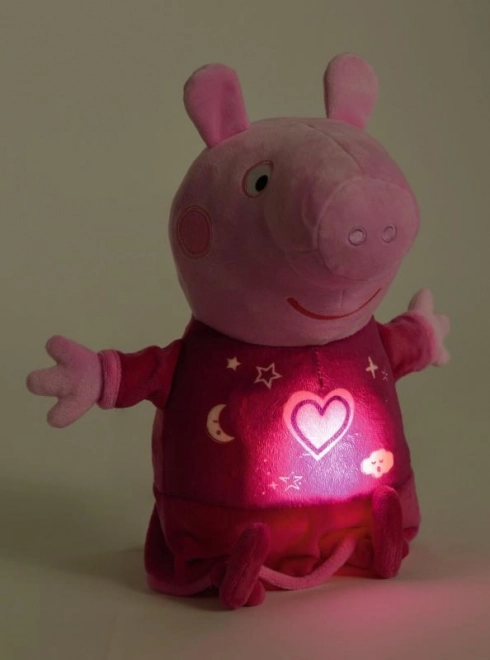 Peppa Pig peluche 2-in-1 con ninna nanna e luce