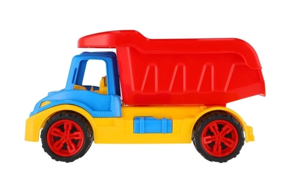 Grande Camion Ribaltabile Rosso-Verde per Bambini