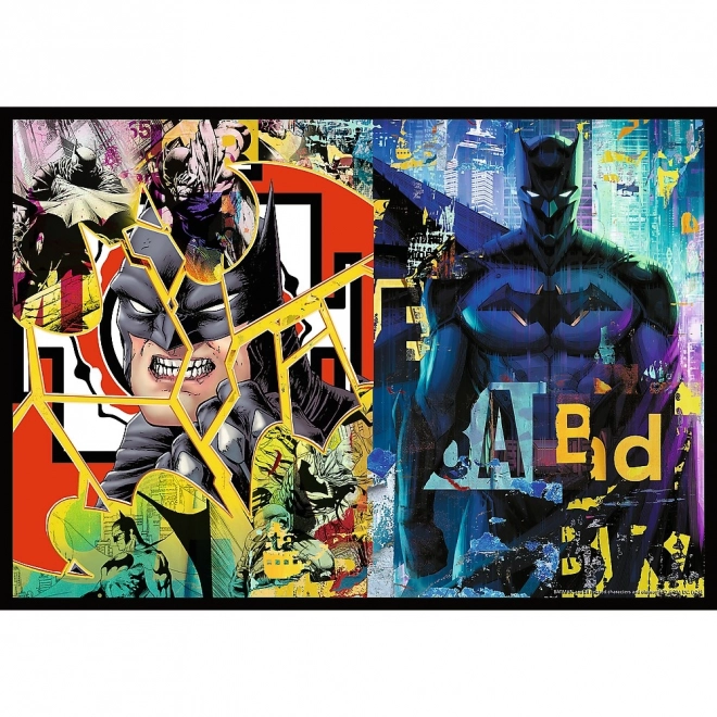 Puzzle 4 immagini da 250 pezzi Batman in azione