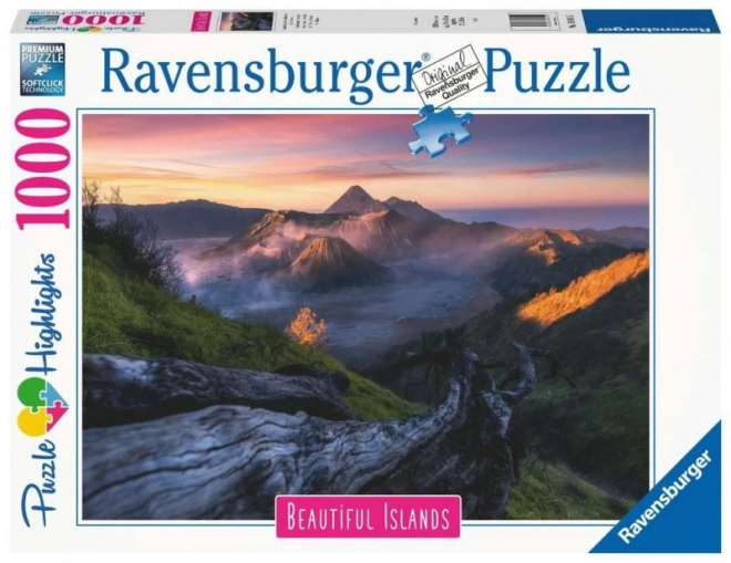 Puzzle RAVENSBURGER Isole Magnifiche: Monte Bromo, Giava 1000 Pezzi