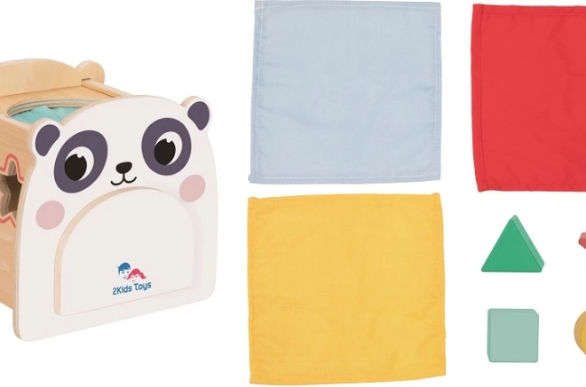 Cubo motorico Panda di 2Kids Toys