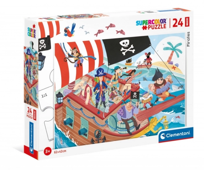 Puzzle Maxi 24 Pezzi - Nave dei Pirati