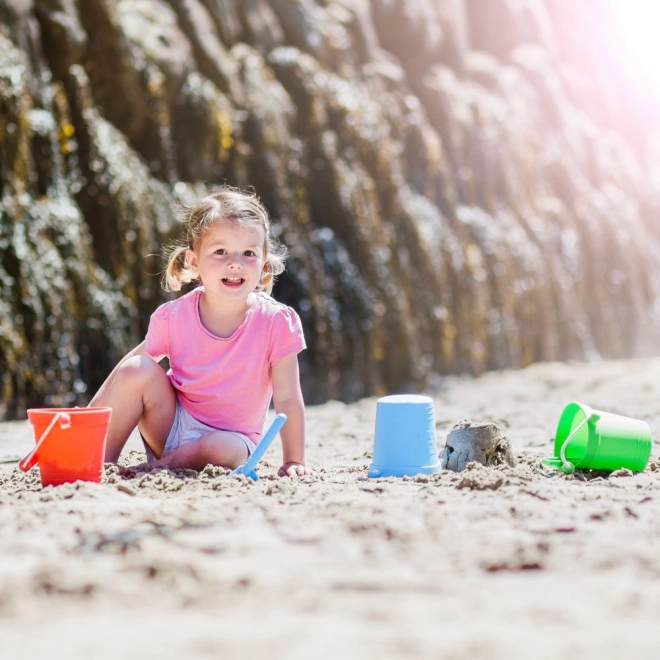 Secchiello da spiaggia azzurro