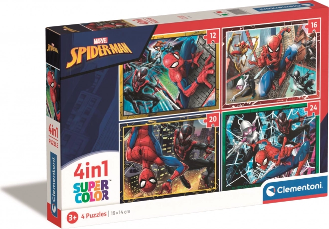 Puzzle CLEMENTONI Spiderman 4 in 1