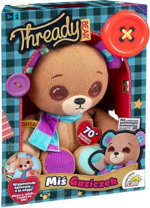 Mascotte interattiva Thready Bear Button
