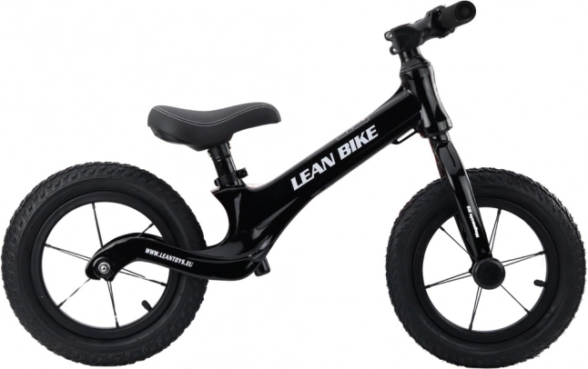Biciclettina senza pedali Magnezio RS con telaio in magnesio ultraleggero, ruote EVA da 12" – nero
