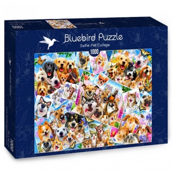 Puzzle Collage Selfie Animali 1000 Pezzi