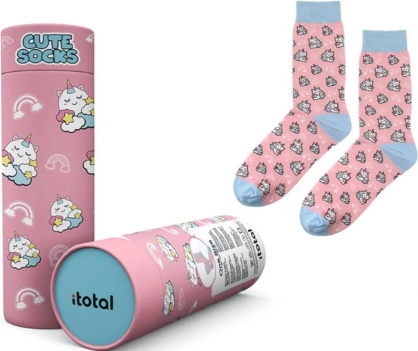 Calze in cotone con unicorno