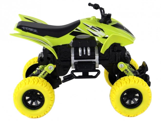 Quad verde con ruote in gomma per bambini