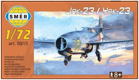 kit di montaggio in plastica dell’aereo Yakovlev Yak-23