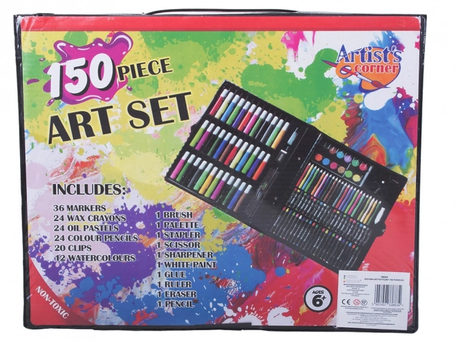 Set artistico da pittura in valigia 150 pezzi