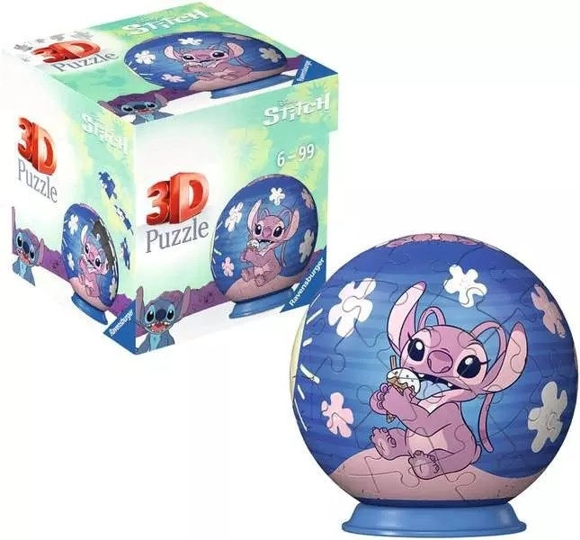 Puzzle 3D Kula Disney Stitch