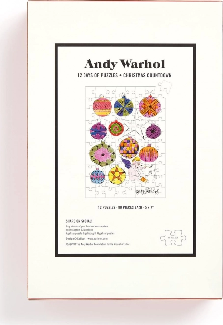 Puzzle di Natale Andy Warhol