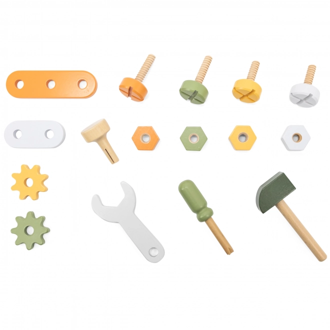 Set di utensili in legno per bambini
