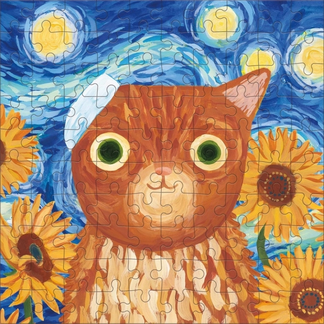 Puzzle Gatti d'arte di Vincent van Gogh in Latta