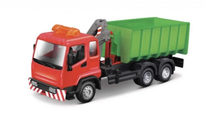 Camion di Servizio Hooklift e Gru Bburago 1:43