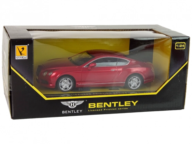 Macchinina Bentley Rossa con Motore a Frizione 1:24