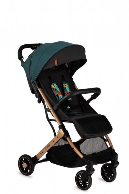 Passeggino Sportivo MoMi Estelle Verde con Telaio Dorato