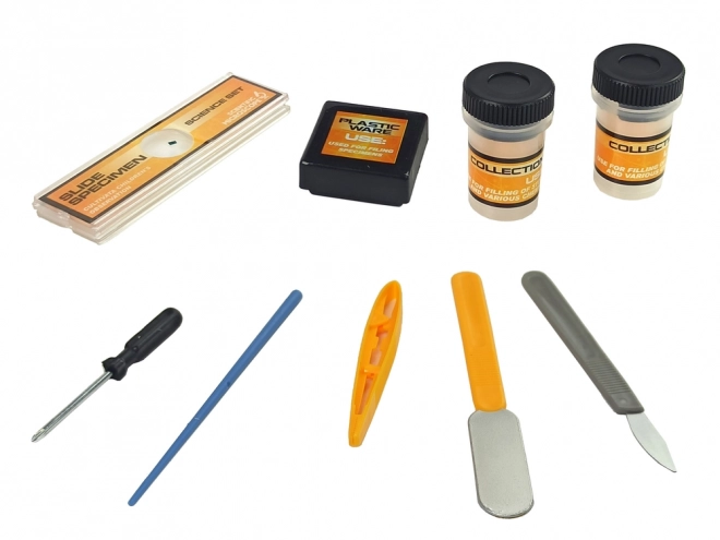 Set educativo microscopio da scienziato giallo