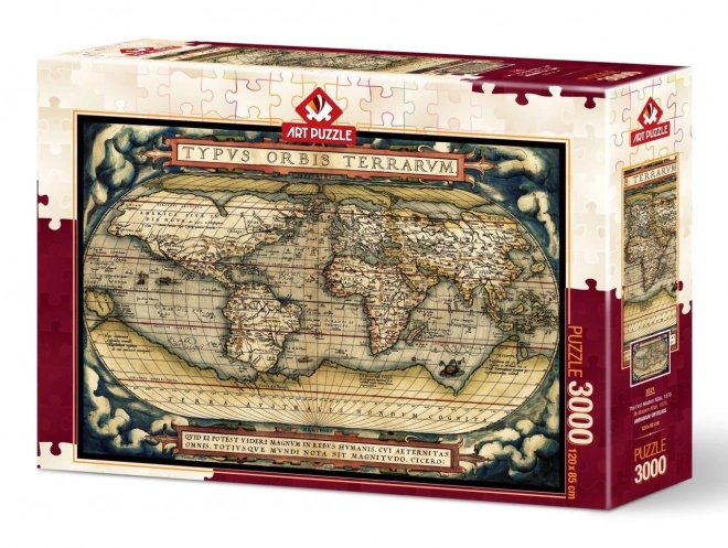 Puzzle primo atlante moderno del 1570, 3000 pezzi