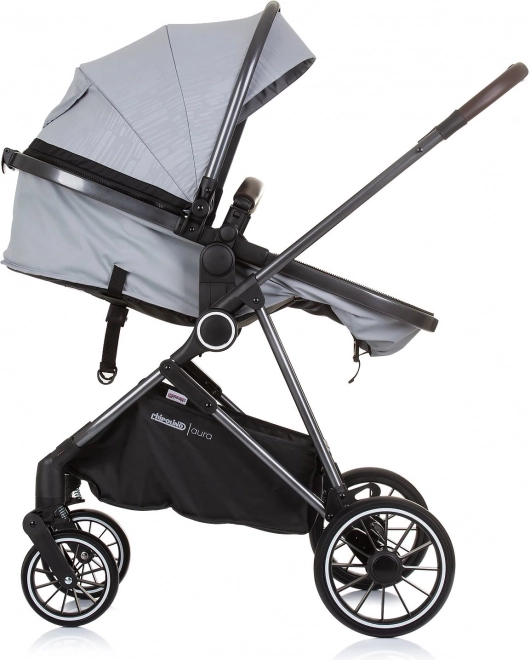 Chipolino Passeggino Combinato Aura 2 in 1 Grigio Cenere