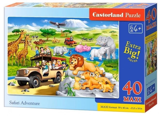 Puzzle maxi avventura safari per bambini