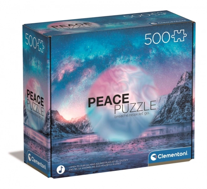 Puzzle Clementoni Peace: Azzurro Chiaro 500 Pezzi