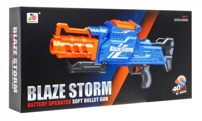 Fucile automato Blaze Storm per bambini 8+ con 40 dardi in schiuma