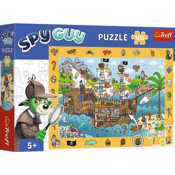 Puzzle Osservativi 100 pezzi - Spy Guy - Nave Pirata