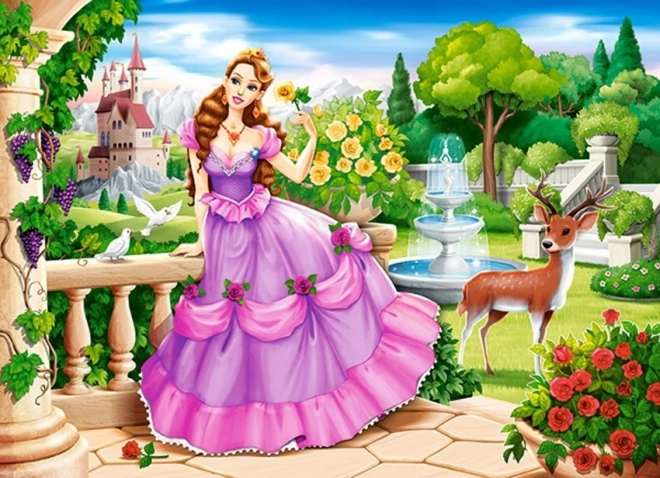 Puzzle 100 pezzi Principessa nel Giardino Reale