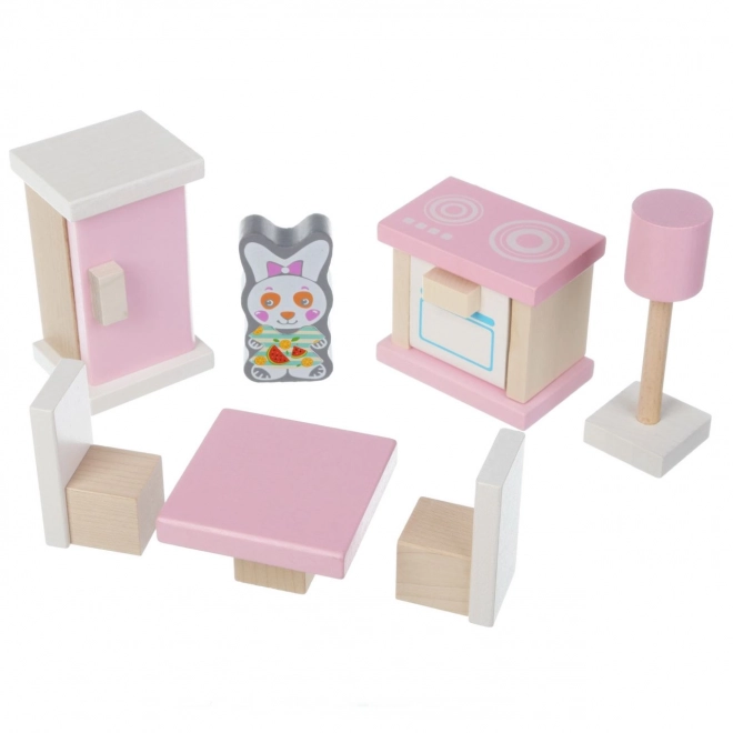 Set cucina in legno per bambole CUBIKA