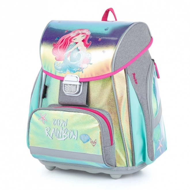 Zaino scolastico Premium Arcobaleno Ocean