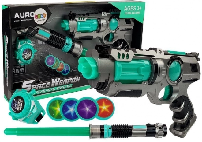 Set laser spaziale per bambini