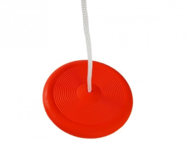 Altalena da giardino per bambini con piatto rotondo 423 rosso