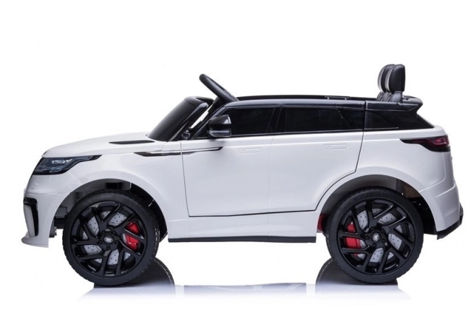 Auto elettrico per bambini Range Rover bianco