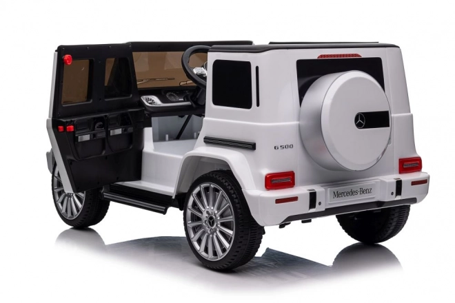 Auto elettrico Mercedes G500 Bianco 4x4