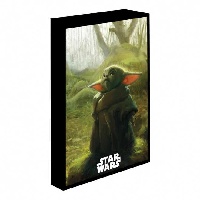 quadro LED illuminato Star Wars 30x40 cm