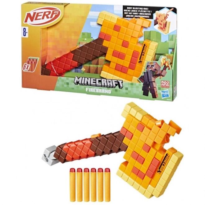 Nerf Minecraft Ascia Infuocata