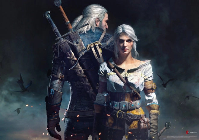 Puzzle Witcher - Geralt & Ciri 1000 Pezzi