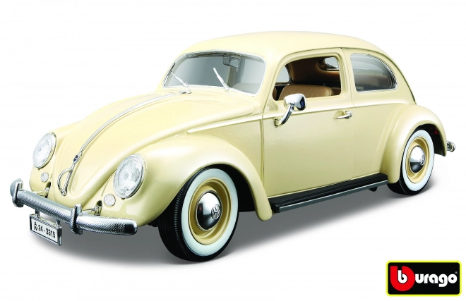 Volkswagen Beetle 1955 Modello Scala 1:18 Beige