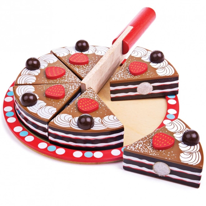 Torta al Cioccolato da Taglio Bigjigs Toys