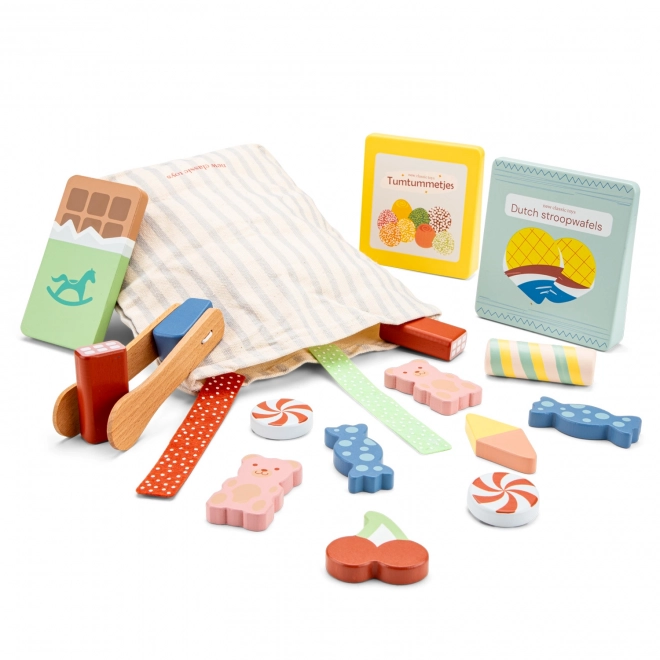 Set di dolci in legno per bambini