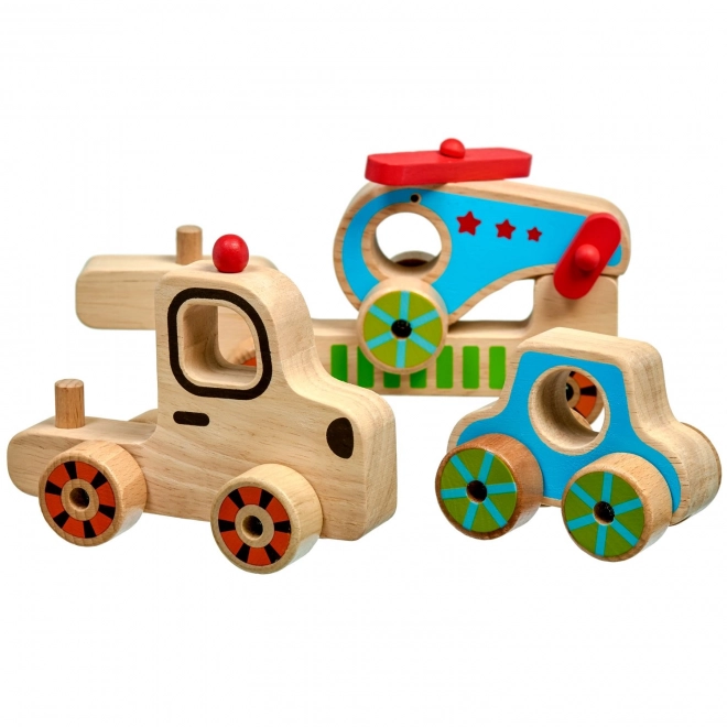 Il mio primo camion in legno - Puzzle 4 pezzi