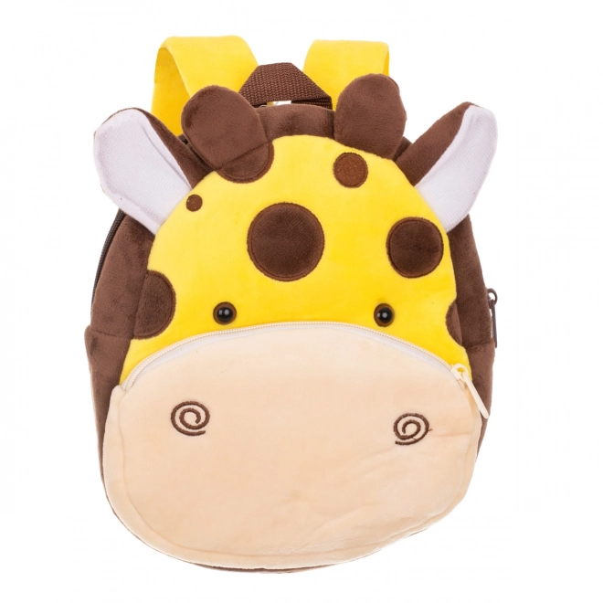 Zainetto scuola materna Giraffa in peluche