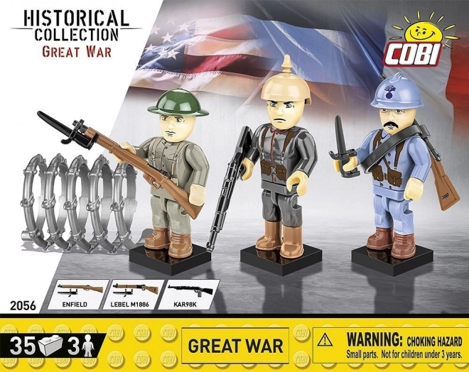 Costruzioni Grande Guerra con 3 Minifigure